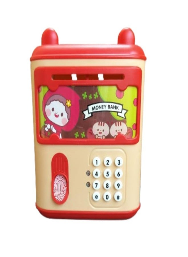 Oupstrive Piggy Bank for Kids & Adults - Electronic Money Safe with Password & Fingerprint Sensor | Cash Deposit | Lights, Sound &Music| Savings Toy for The Age of 3+ Years and Above. - Image 2
